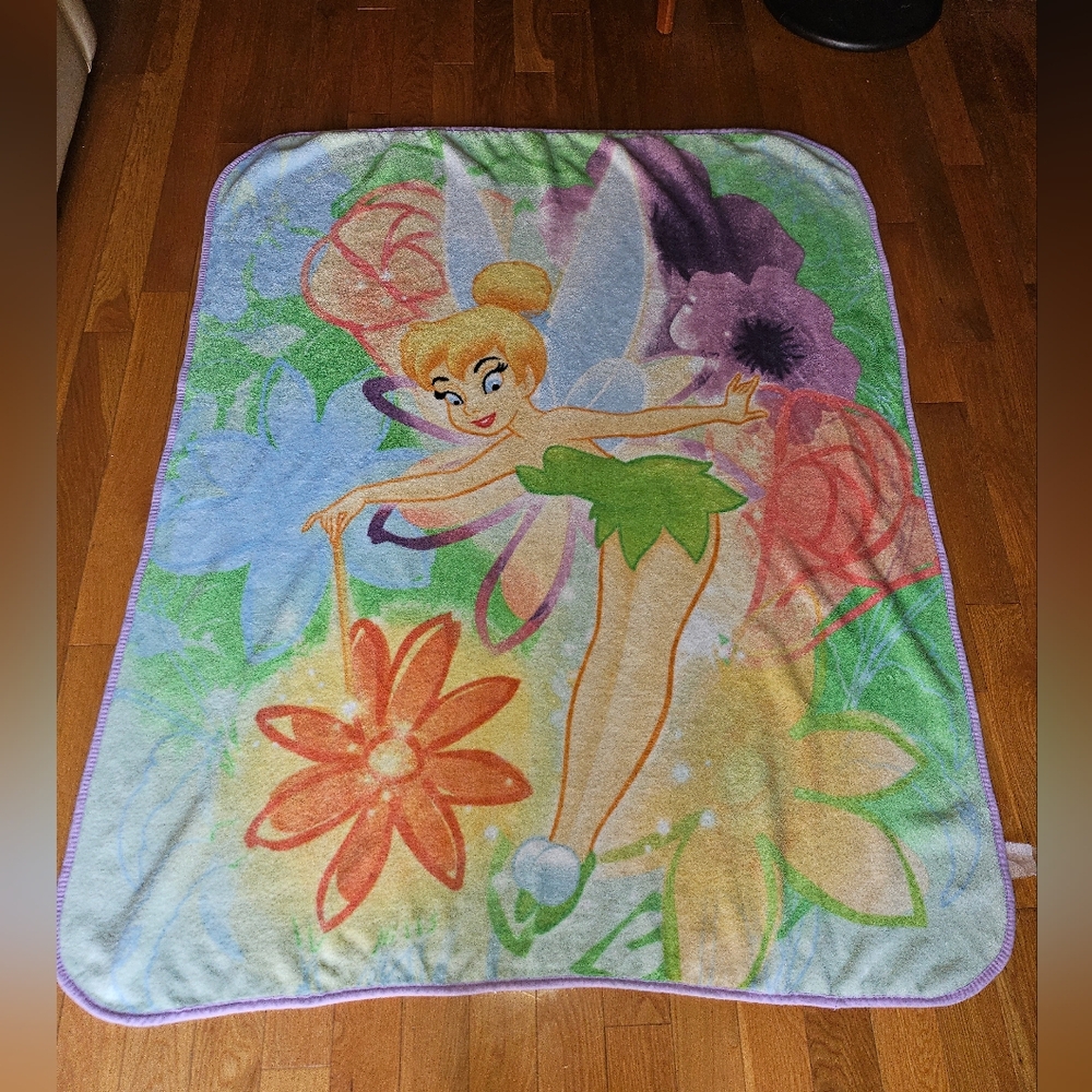 Tinker bell blanket